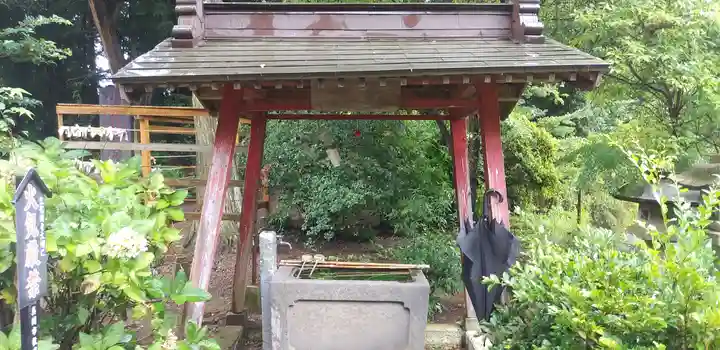 千代ケ岡八幡宮の手水舎