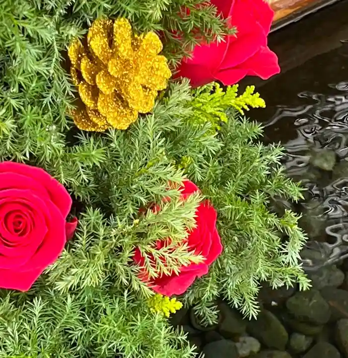 上尾御嶽神社の手水舎