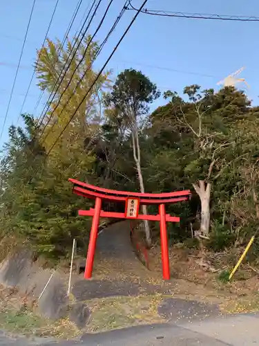 絲川神社の鳥居