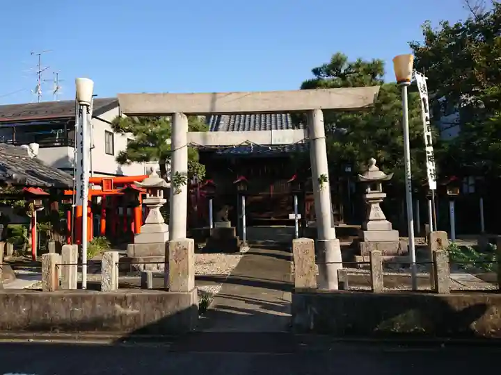 山神社(上宿山神社)の鳥居