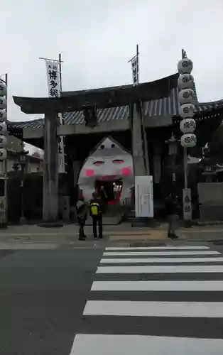 櫛田神社の鳥居