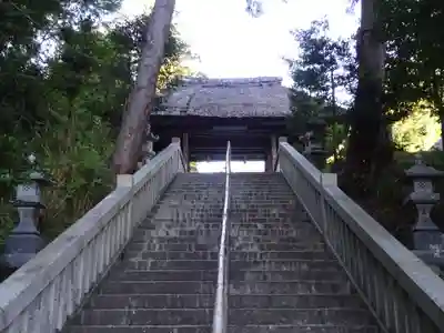 川勾神社の山門・神門