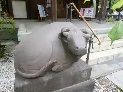 牛天神北野神社の狛犬