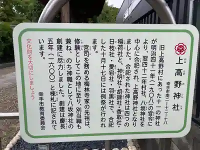 上高野神社(埼玉県)