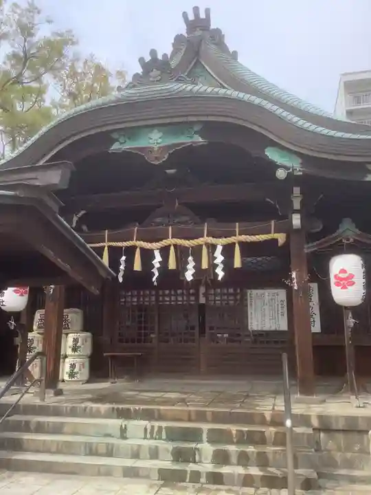 髙牟神社の本殿・本堂