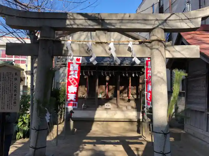 千住神社の鳥居