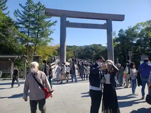 伊勢神宮内宮（皇大神宮）の鳥居