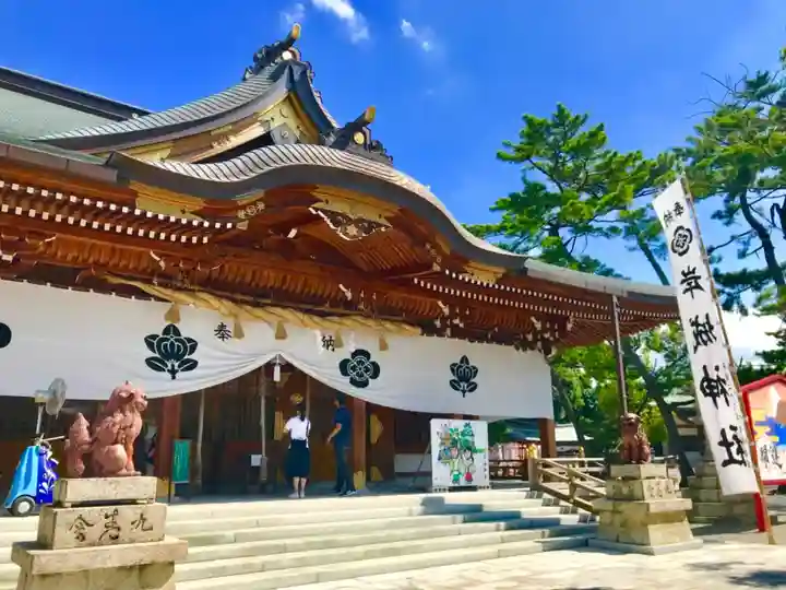 岸城神社の本殿・本堂