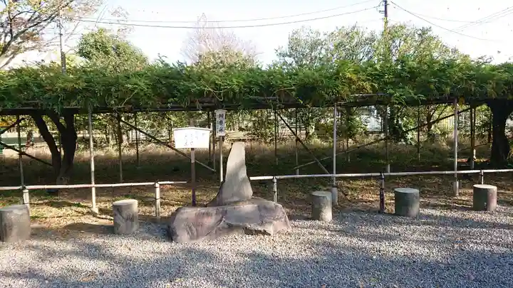 白旗神社の庭園