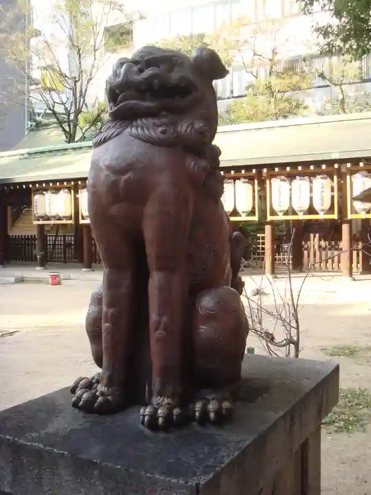坐摩神社の狛犬
