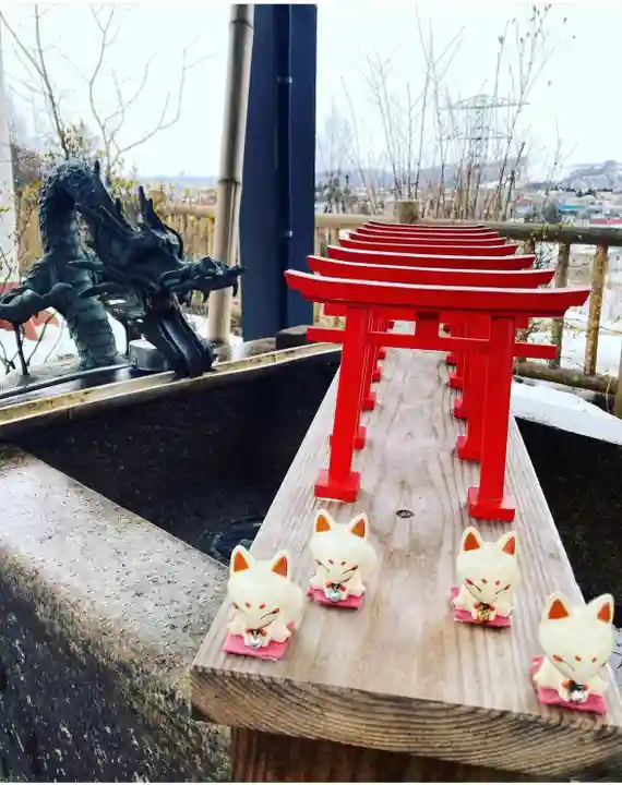 浦幌神社・乳神神社の手水舎