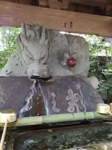 銚港神社の手水舎