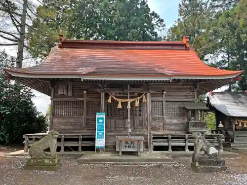 於呂閇志胆澤川神社の本殿