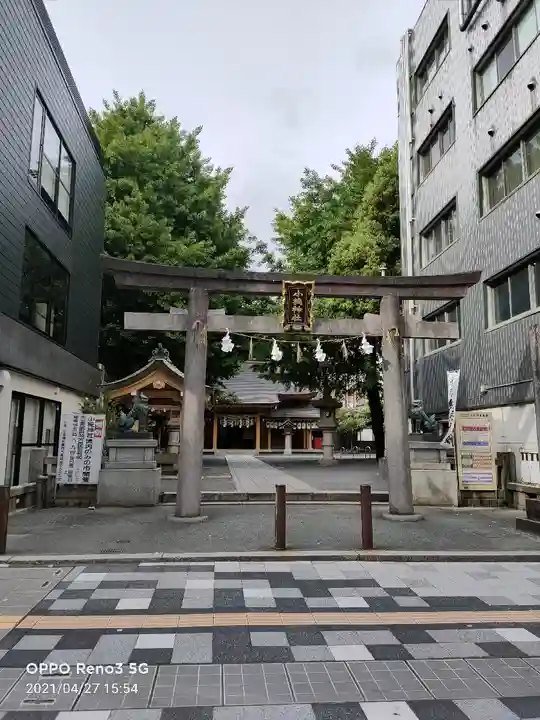 小梳神社の鳥居