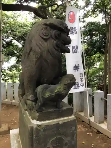 浅間神社の狛犬