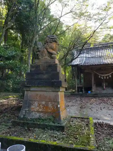 園生神社の狛犬