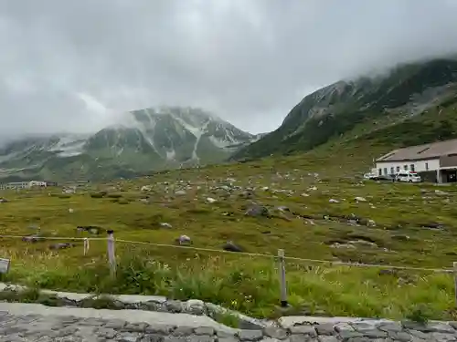 雄山神社峰本社の景色
