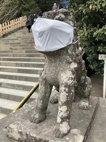 鶴岡八幡宮の狛犬