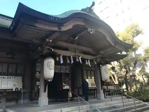 坐摩神社の本殿