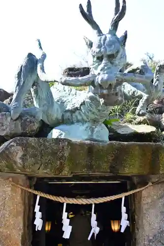 江島神社の狛犬