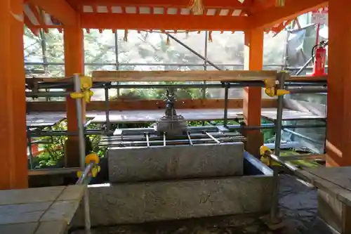 熊野那智大社の手水舎