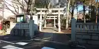 自由が丘熊野神社の鳥居