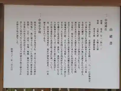 中尾神社の歴史