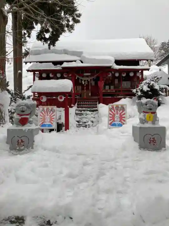 鹿角八坂神社の本殿・本堂