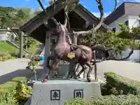 浦河神社の狛犬