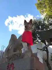 京濱伏見稲荷神社の狛犬