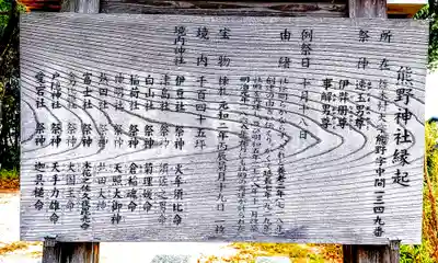 熊野神社（熊野町）の歴史