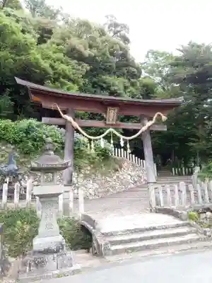 柏原八幡宮の鳥居