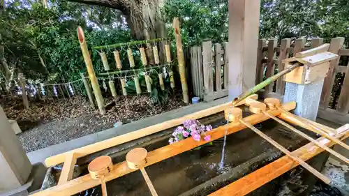 検見川神社の手水舎