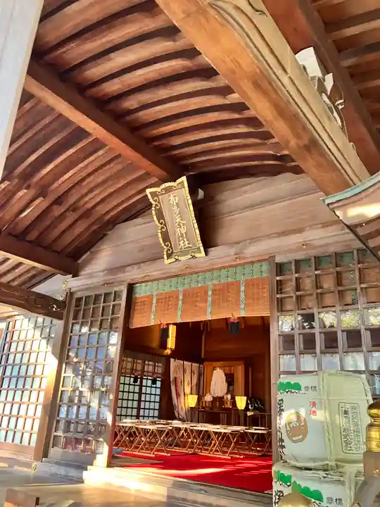 布多天神社の本殿・本堂