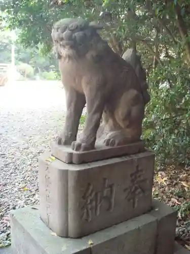 姉埼神社の狛犬