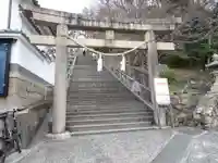 阿智神社の鳥居