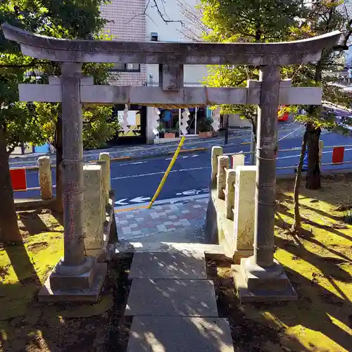 柿の木坂北野神社の鳥居