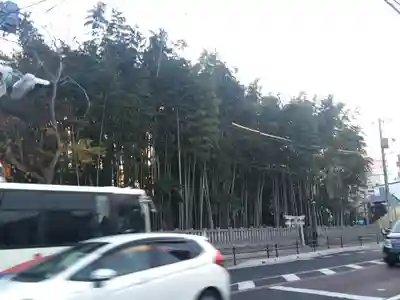 不知森神社の周辺