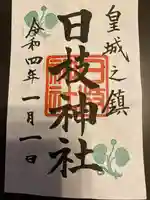 日枝神社の御朱印