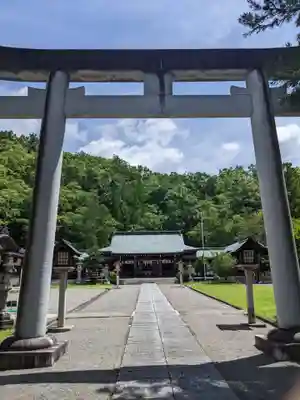 山梨縣護國神社の鳥居