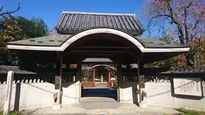 栖岸院の山門・神門