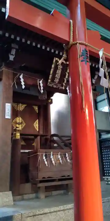 築土神社の鳥居