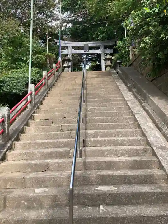 諏訪神社の鳥居