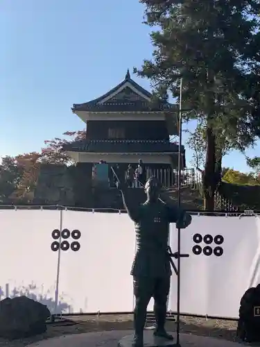 眞田神社の像