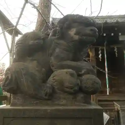 利田神社の狛犬
