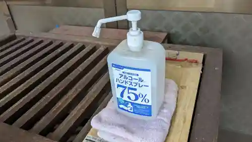 伏古神社の感染症対策