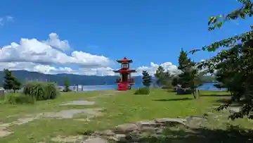 浮見堂の本殿・本堂