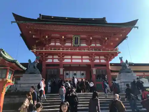 伏見稲荷大社の山門・神門