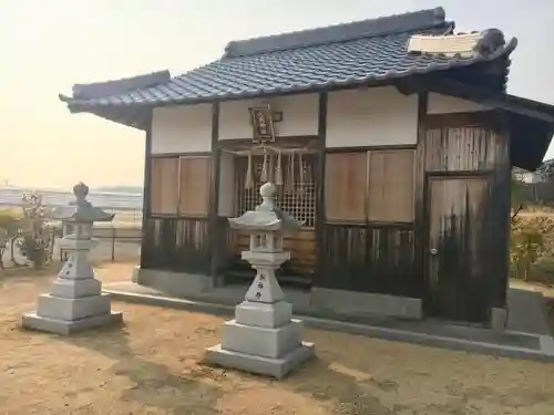 前開下大歳神社の本殿