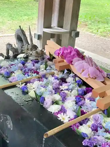 帯廣神社の手水舎